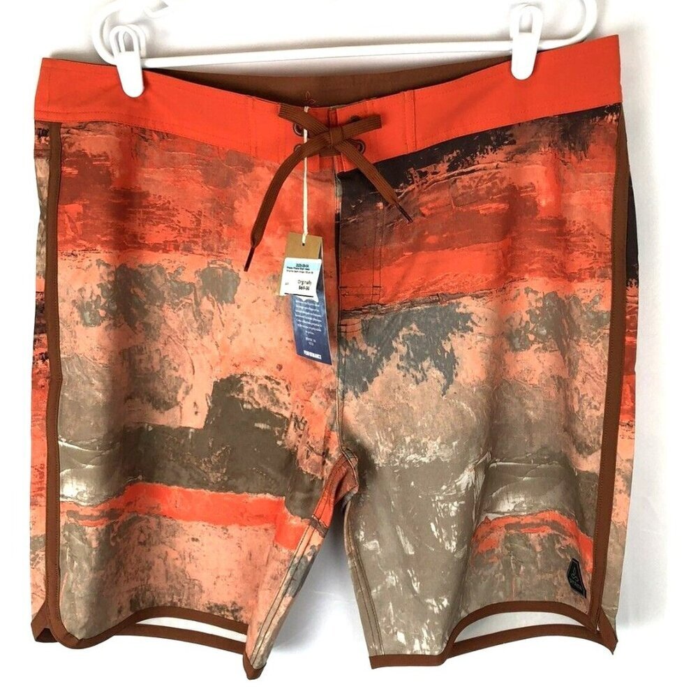 Prana High Seas Mens Board Shorts Size 38